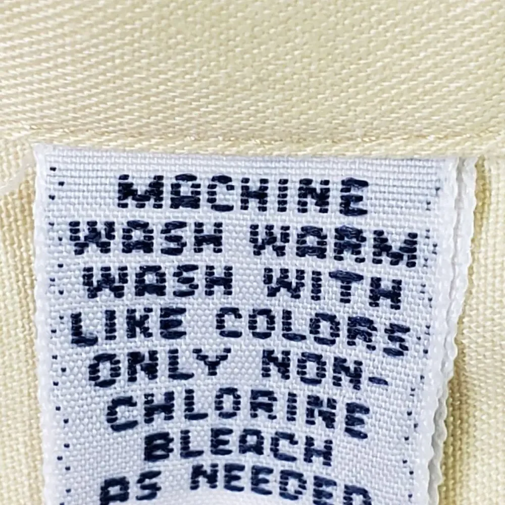 Polo Ralph Lauren Shirt Blake Mens Size XL Button Down Butter Yellow LS Preppy